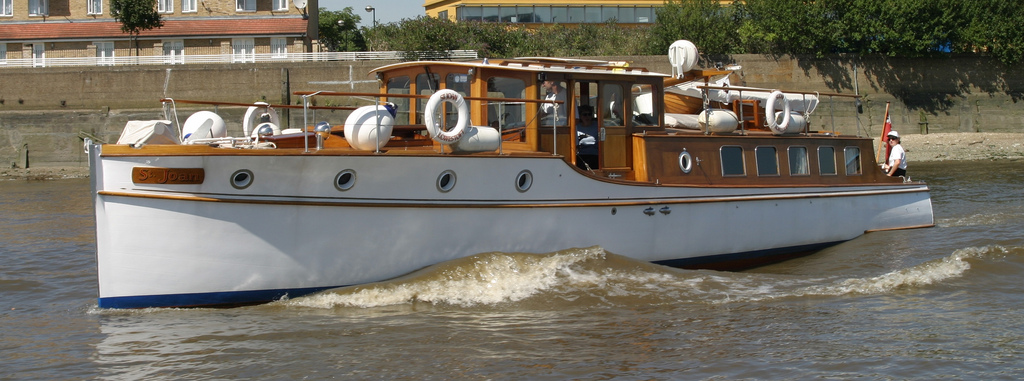 St-Joan historic vessels in Jubilee Pageant