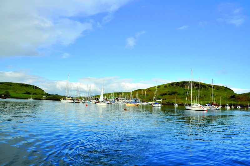 The Pair stayed a little longer than expeted in Oban Marina